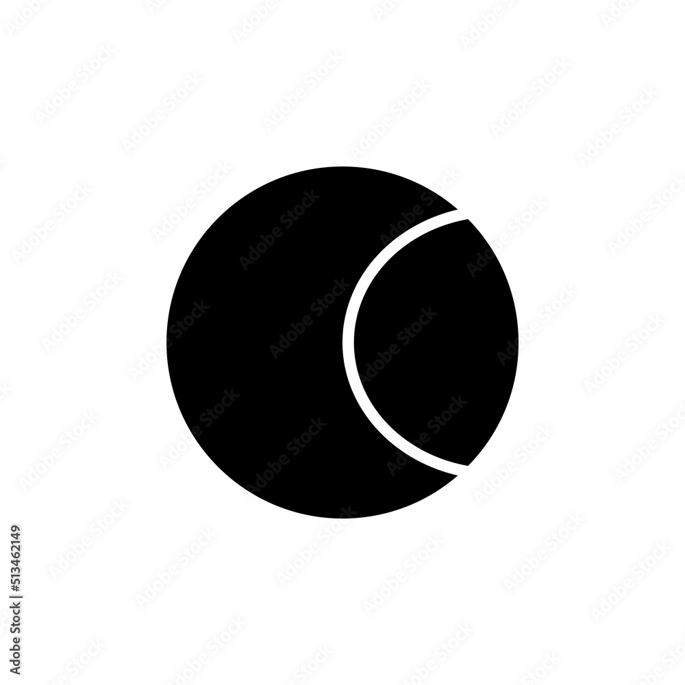 tennis ball icon flat style trendy stylist simple tennis ball icon flat style trendy stylist simple
