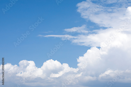 blue sky background with white clouds