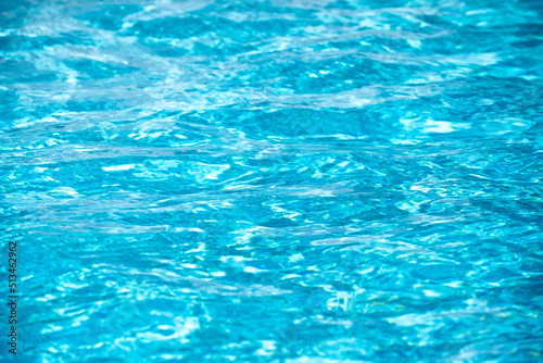 Fototapeta Naklejka Na Ścianę i Meble -  Water in swimming pool, background with high resolution. Wave abstract or rippled water texture.
