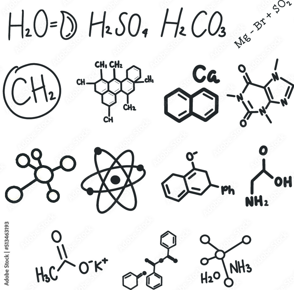 Fototapeta premium Chemistry Icon Set