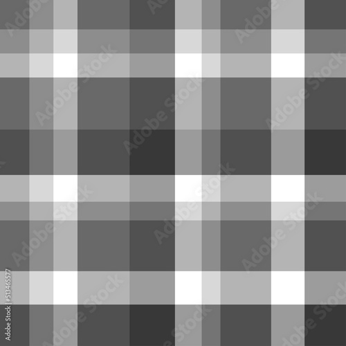 Seamless pattern. Checkered monochrome cloth texture