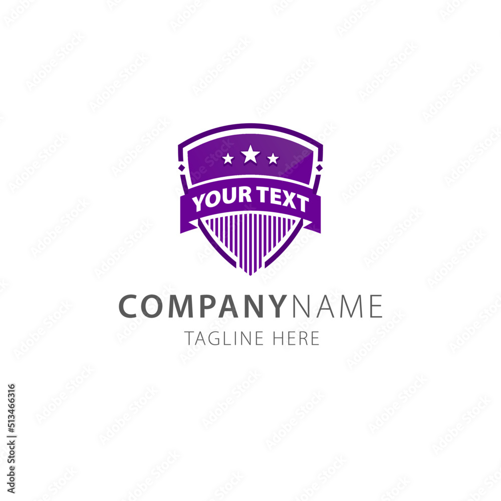 emblem shield purple logo vector emblem shield purple logo vector