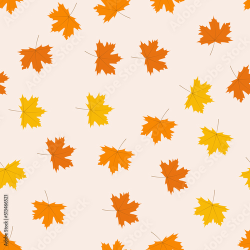 simple vector background autumn leaves