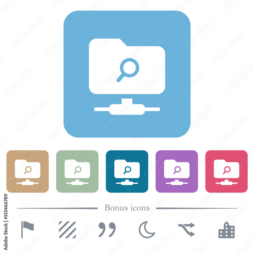 FTP find flat icons on color rounded square backgrounds FTP find flat icons on color rounded square backgrounds