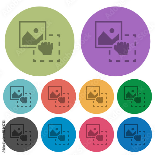 Grab image to upload color darker flat icons