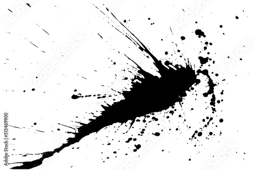 Grunge boots, splatter. Paint splash.