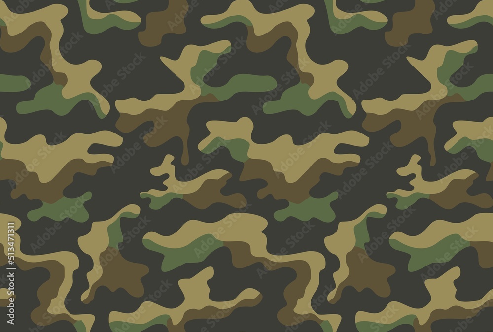 Army camo vector pattern, forest texture, seamless trendy background, disguise. Hunting print. Ornament Army camo vector pattern, forest texture, seamless trendy background, disguise. Hunting print. Ornament
