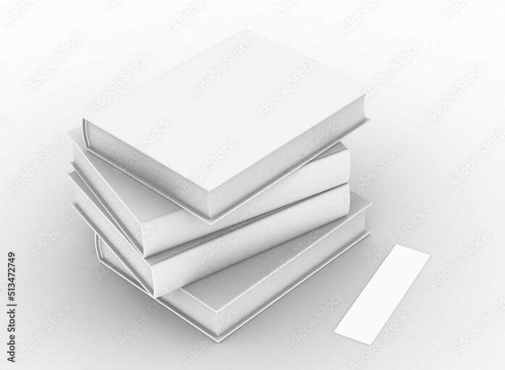 template empty book mockup set white background template empty book mockup set white background