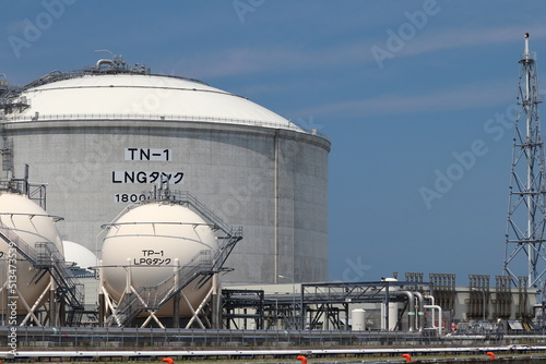 Fotografía 石狩LNG基地のLNGタンク