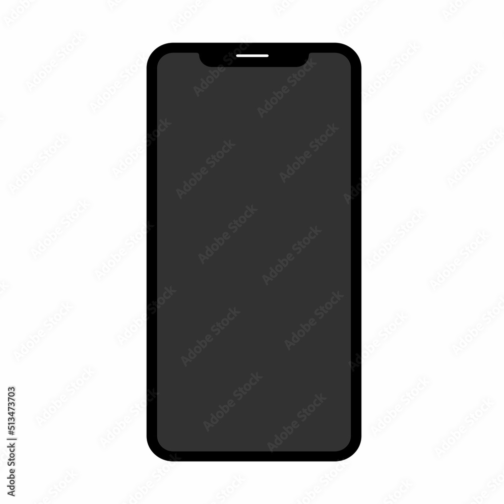 Mobile phone icon. Flat design style. Vector illustration. Mobile phone icon. Flat design style. Vector illustration.