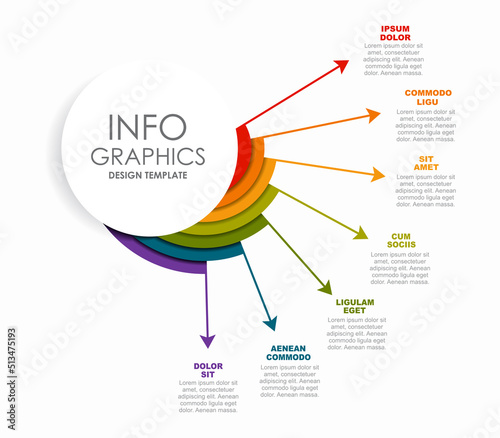 Infographic design template with place for your data. Vector illustration.