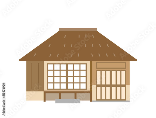 古民家や和風の住宅をイメージしたイラスト