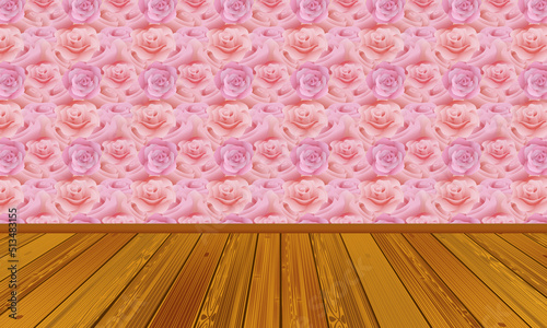 Room pink wallpaper