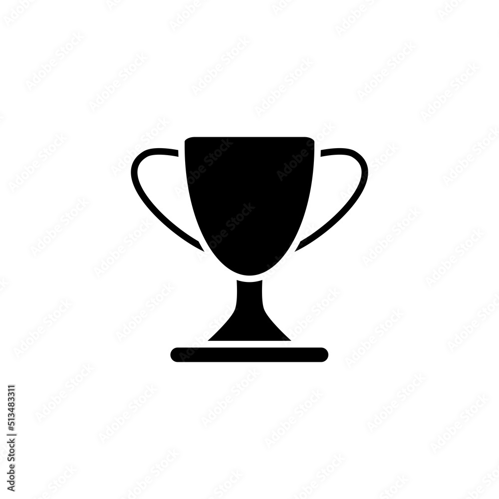 trophy icon flat style trendy stylist simple trophy icon flat style trendy stylist simple