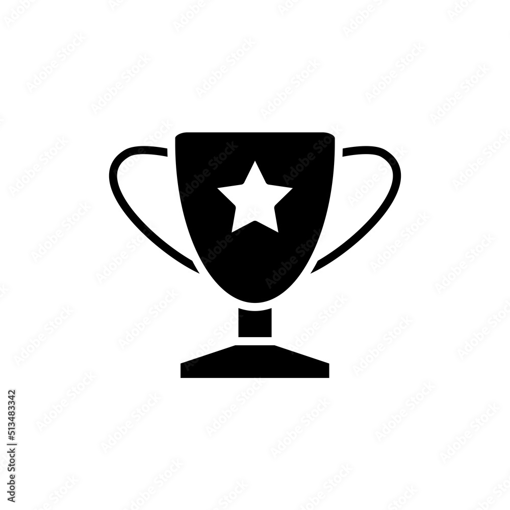 trophy icon flat style trendy stylist simple trophy icon flat style trendy stylist simple