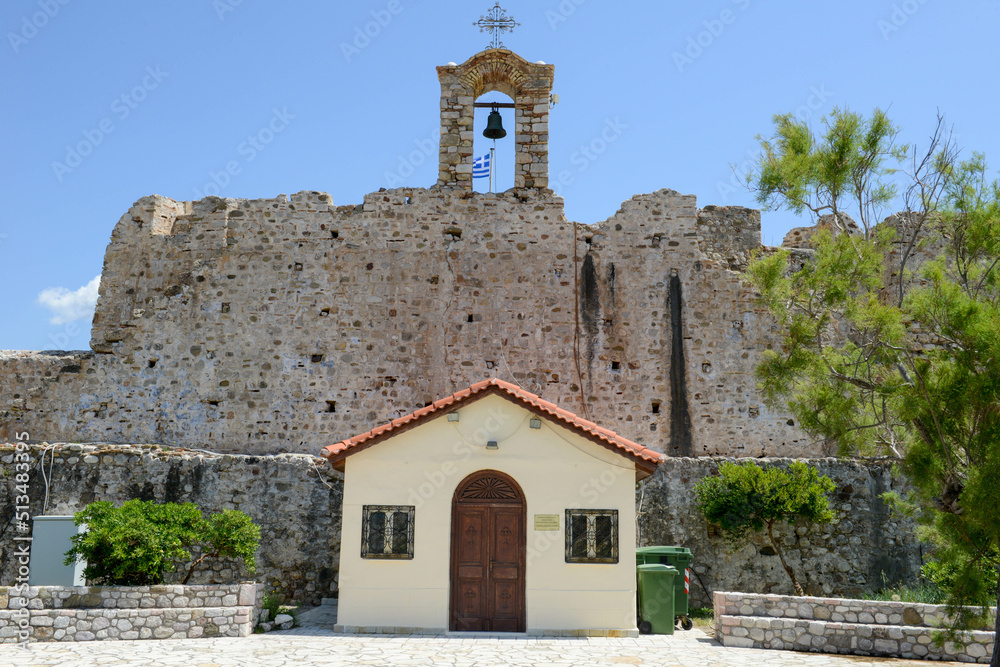 Fototapeta premium The fort of Rio near Patras in Greece