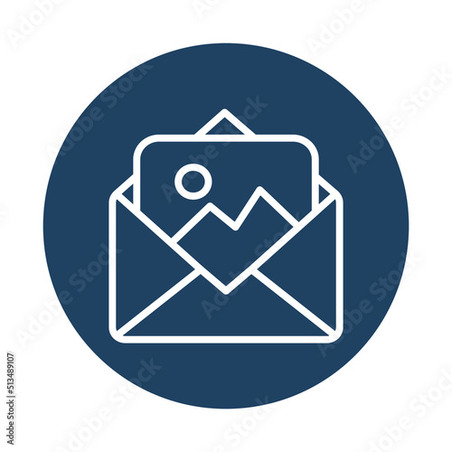 Advertising Email Vector icon which is suitable for commercial work and easily modify or edit it