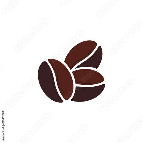 Aroma coffee beans design icon. Coffee icon for the cafe  restaurant  menu and decorate kitchen.