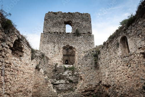 Castle of Lanos in Ocio village, Alava province in Spain photo