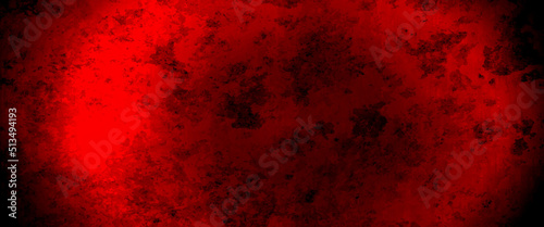 Blood Dark Wall Texture Background. Halloween background. Cracked shabby old cement, red wall scratches, Dark maroon concrete wall for the background. dark red slum cement.