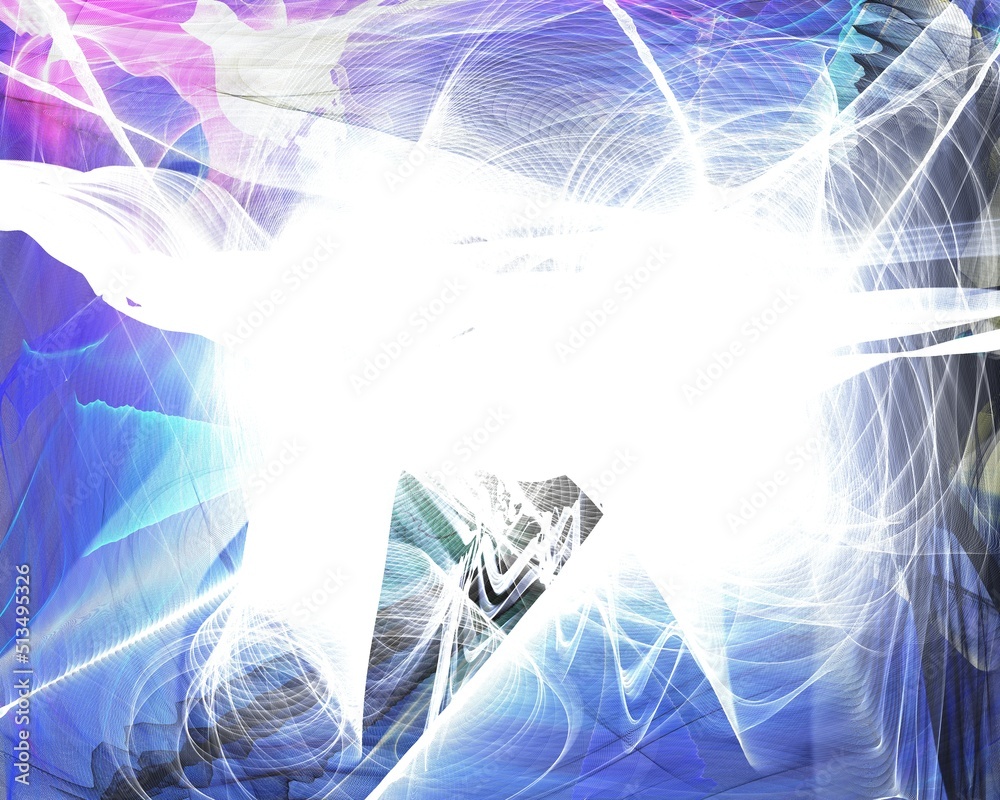 Creative wavy multi color background for banner design.