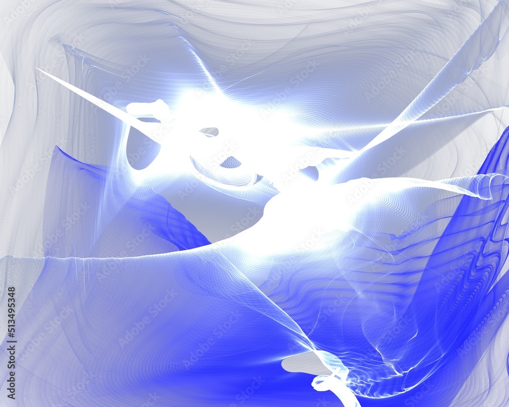 Creative wavy multi color background for banner design.