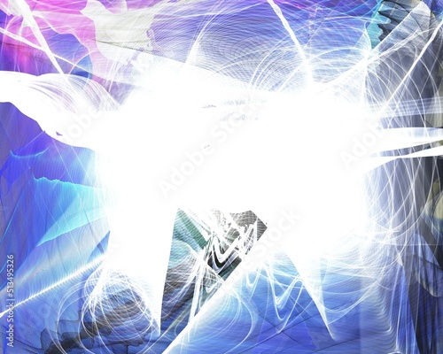 Creative wavy multi color background for banner design.