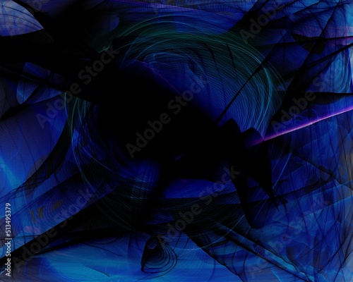 Obraz na płótnie Creative wavy multi color background for banner design. w salonie