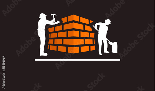 construction logo vecteur