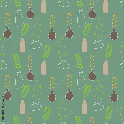 Flowers vector ilustration seamless patern.Great for textile,fabric,wrapping paper,and any print.