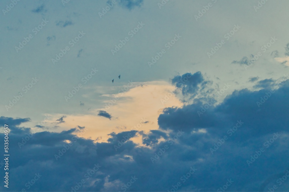 Fototapeta premium Himmel am Morgen