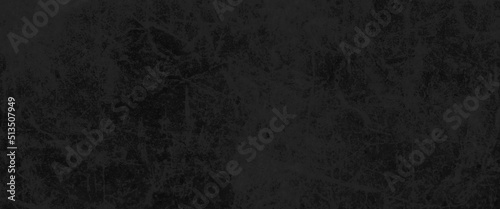 Black grunge abstract background texture black concrete wall, grunge halloween background with blood splash space on wall background, dark slate background toned classic black color. 