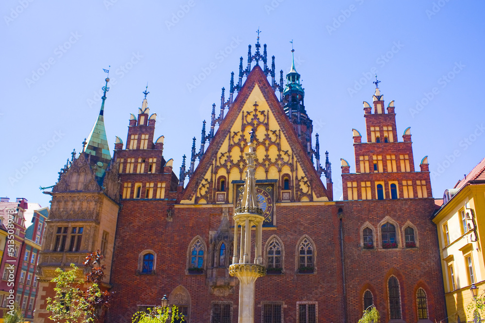  Old Town Hall on Market Square in Wroclaw, Poland	
