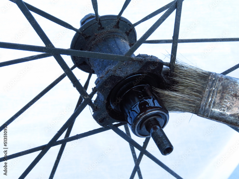 Roue Libre Et Moyeu Pour Vélo Ancien - 27 Pouces - Frein Sur Jante