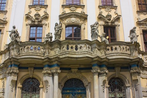 Fragment of University Museum in Wroclaw