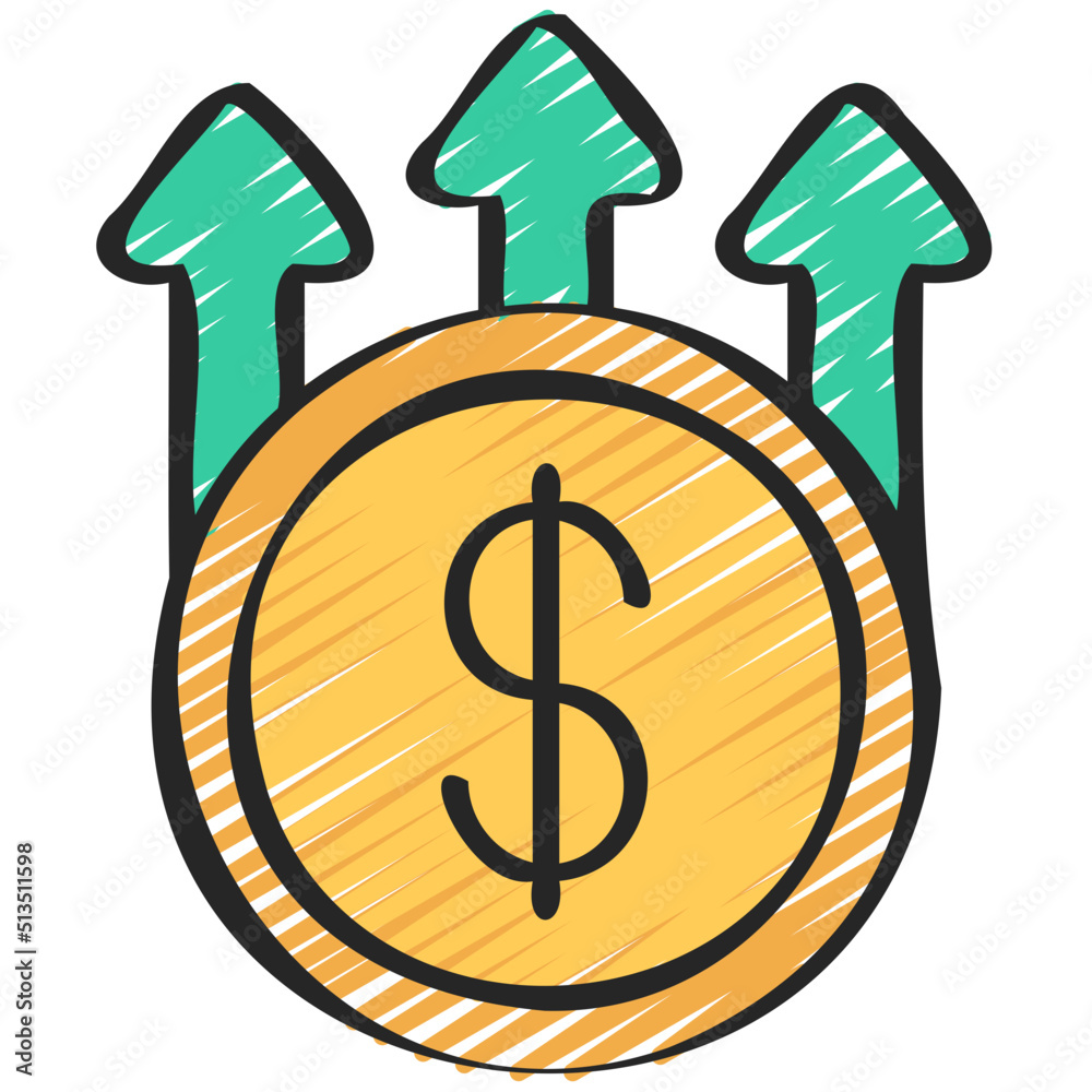 Increase Money Icon
