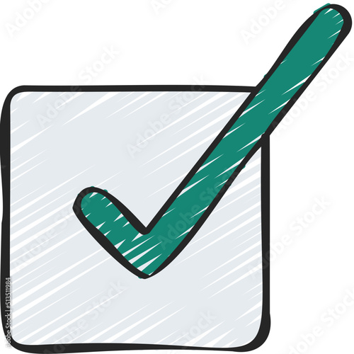 Tick In Box Icon