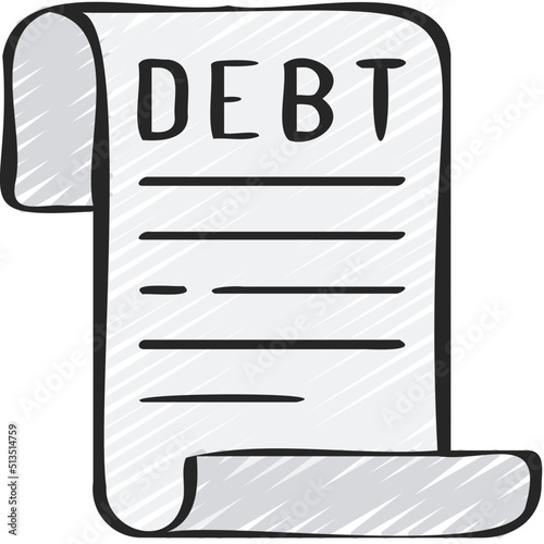 Debt Document Icon