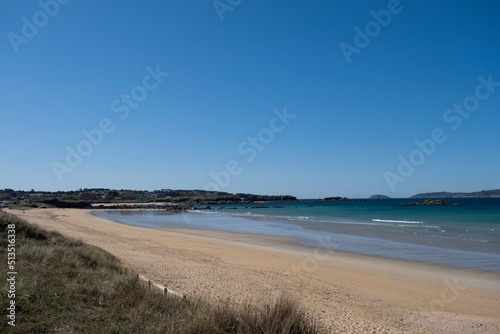Fototapeta Naklejka Na Ścianę i Meble -  Sandy beach in Galicia, Spain