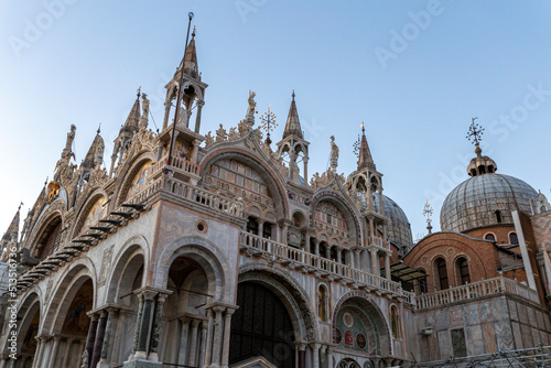 St Mark's Basilica in Venice on a summer evening