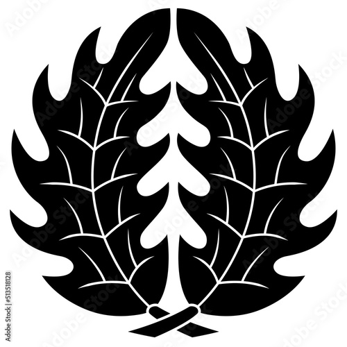 家紋です。抱き柊といいます。