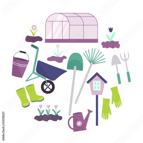 gardening tools collection 