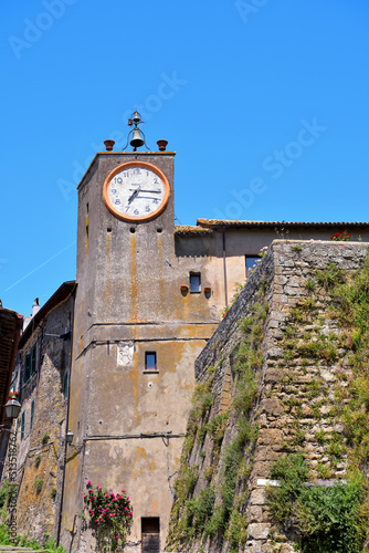 Foto the historic center of Capodimonte Viterbo Italy