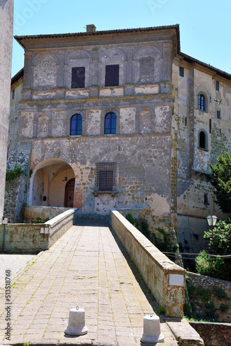 Fototapeta Naklejka Na Ścianę i Meble -  Rocca Farnese is located in the ancient part of Capodimonte the Rocca was built in the 11th century