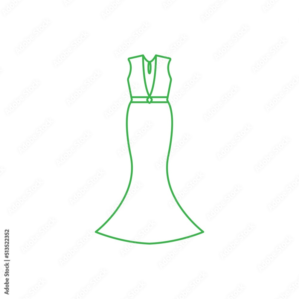 dress icon vector illustration design dress icon vector illustration design