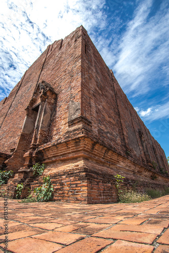 Phra Nakorn Si Ayutthaya,Thailand on May 27,2020:Ubosot(ordination hall) of Wat Maheyong in Ayutthaya Historical Site.