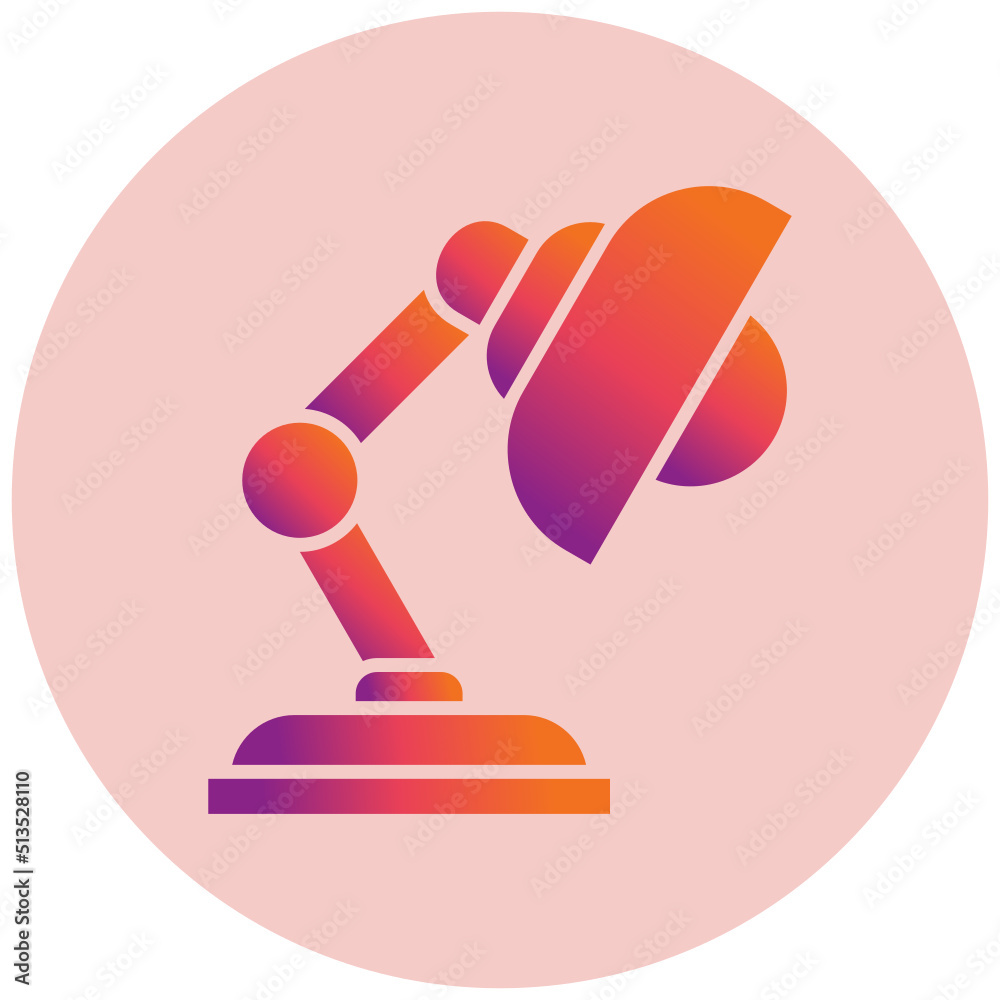 Desk Lamp Icon Desk Lamp Icon