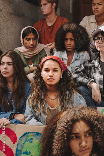 Youth climate change demonstration