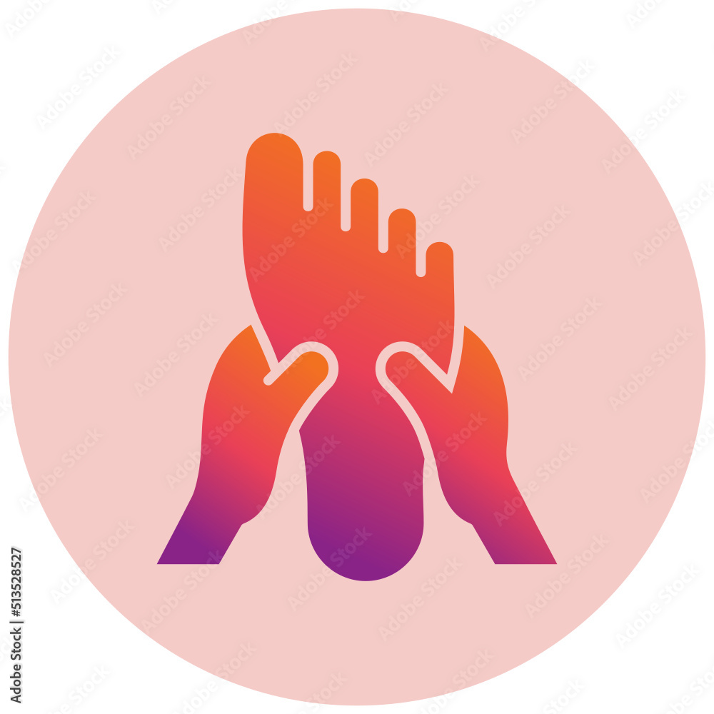 Obraz premium Massage Icon