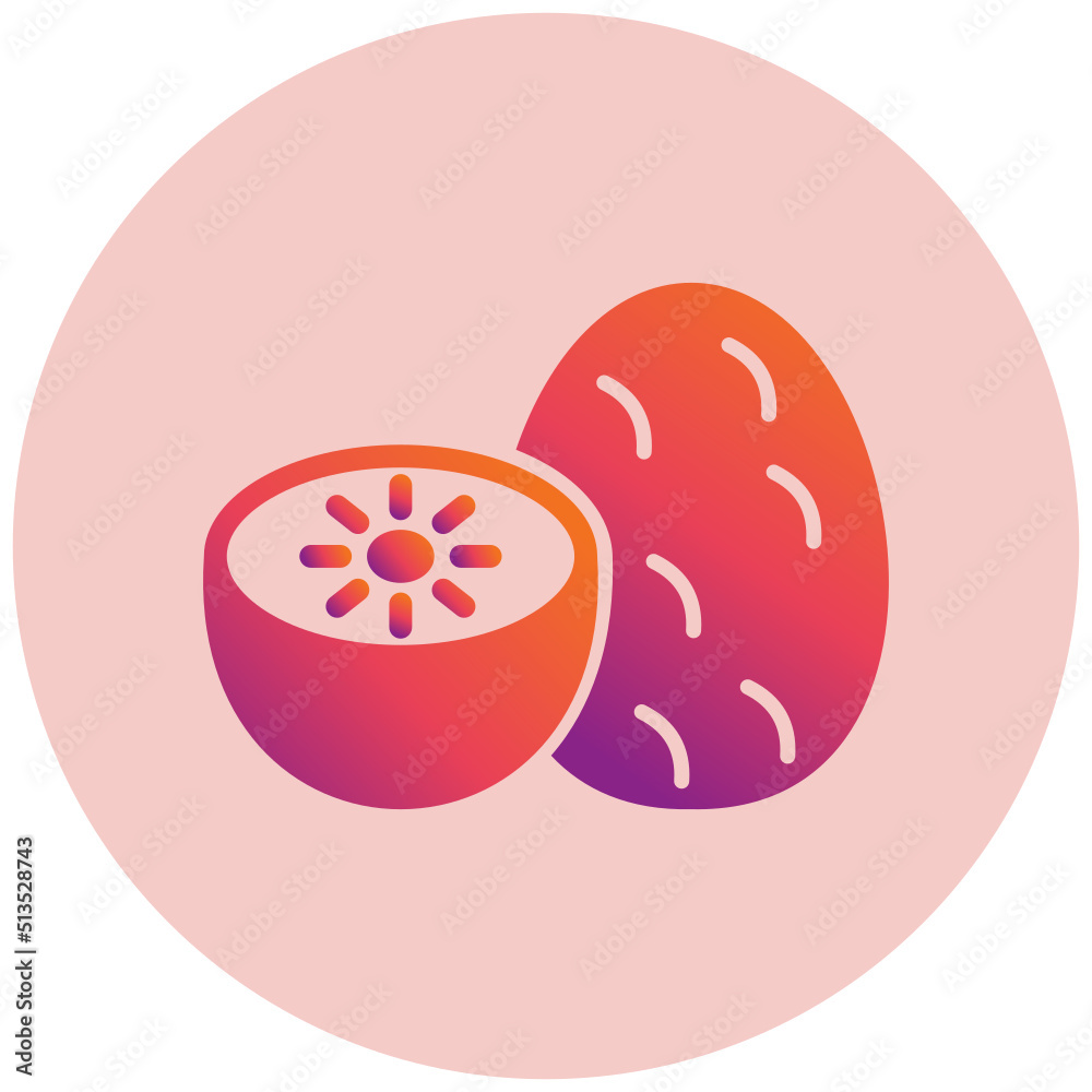 Fototapeta premium Kiwi Icon